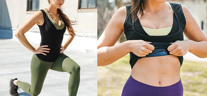 Neoprene Sauna Vest – Men & Women Waist Trainer