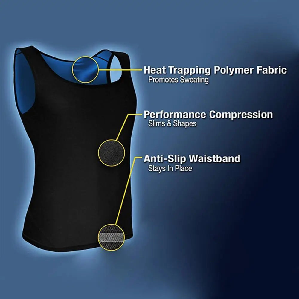 Neoprene Sauna Vest – Men & Women Waist Trainer