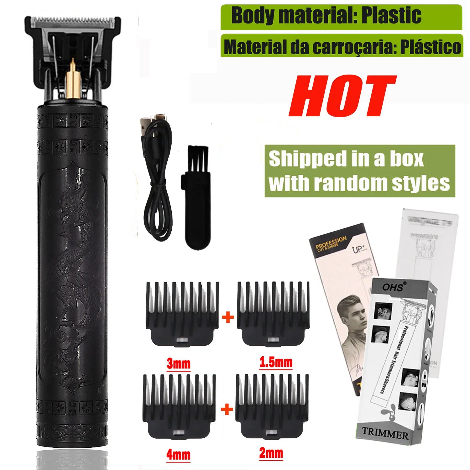 Vintage T9 Hair Clipper Beard Shaving Body Hair