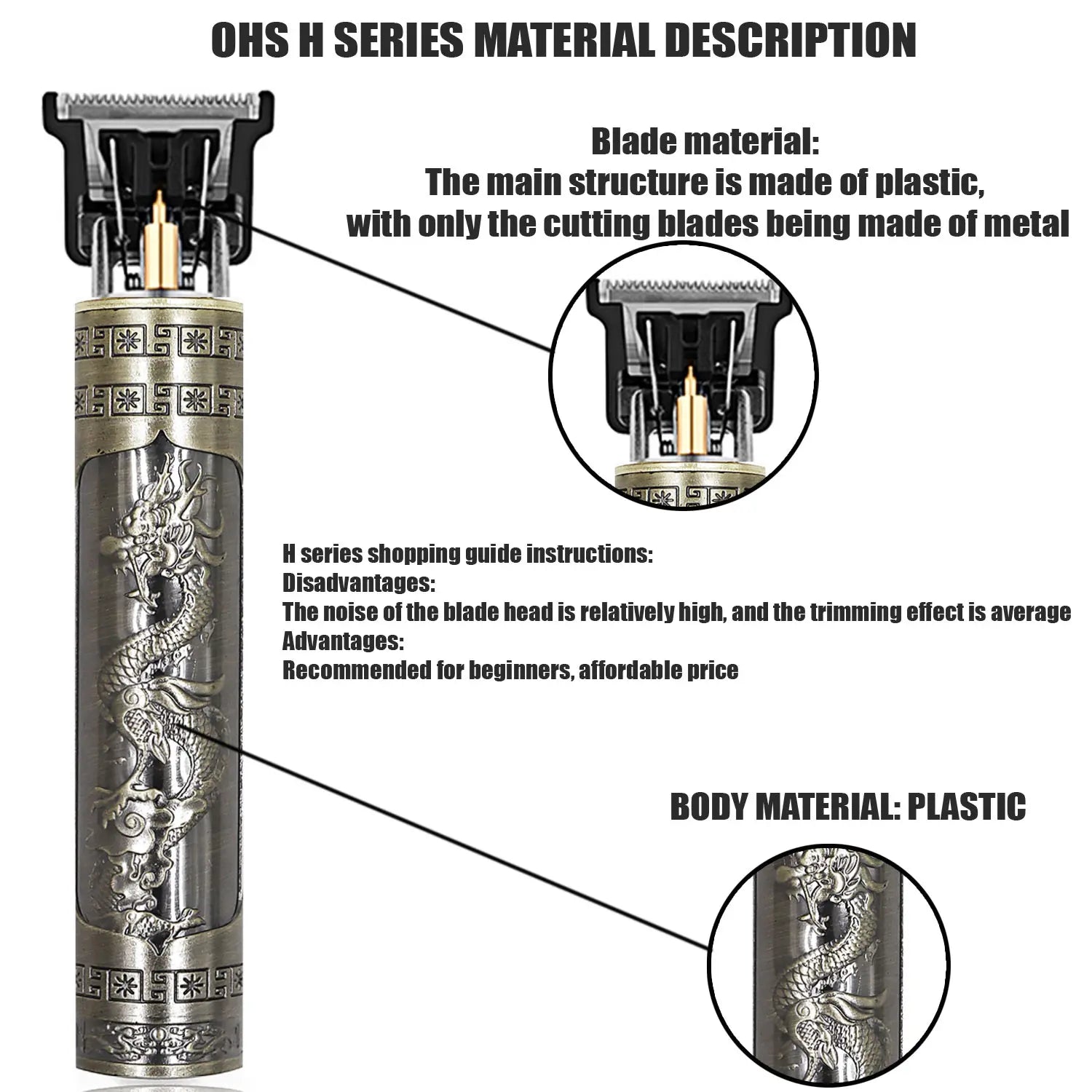 Vintage T9 Hair Clipper Beard Shaving Body Hair