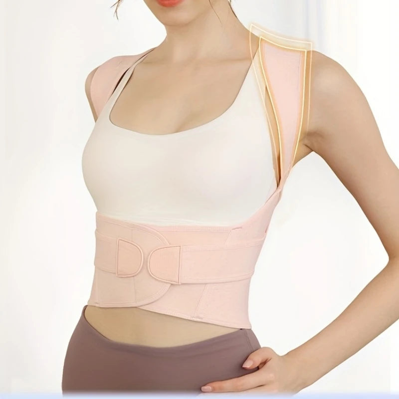 Adjustable Full-Back Posture Corrector – Unisex