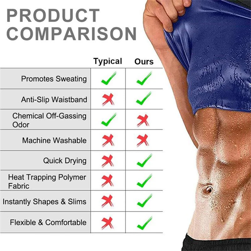 Neoprene Sauna Vest – Men & Women Waist Trainer