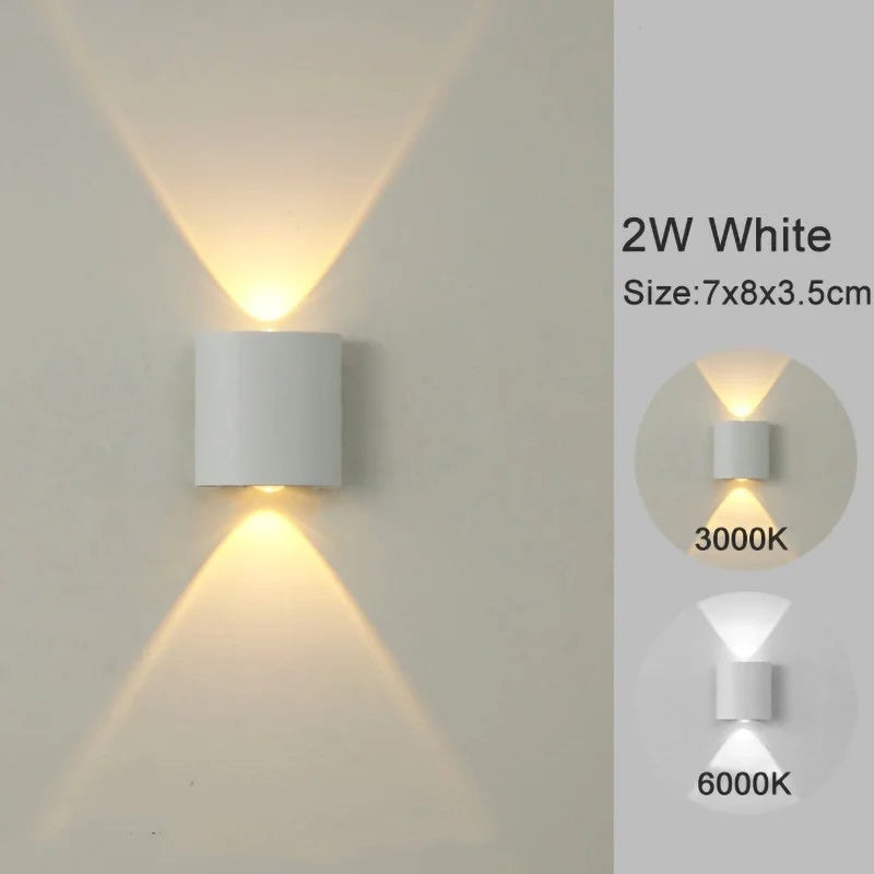 Sleek Up & Down LED Sconce – Indoor/Outdoor