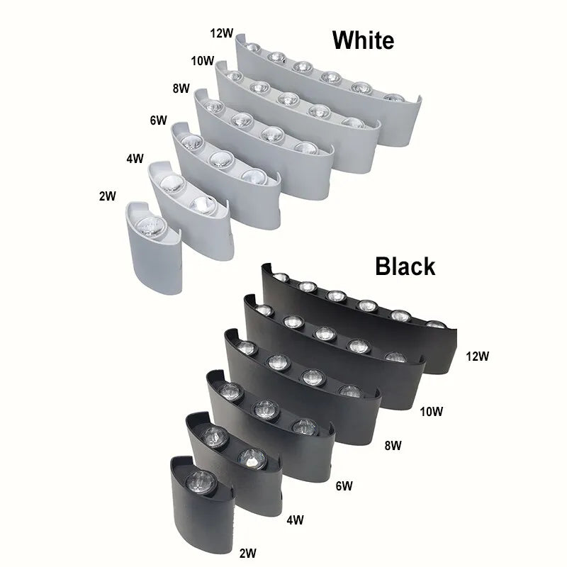 Sleek Up & Down LED Sconce – Indoor/Outdoor