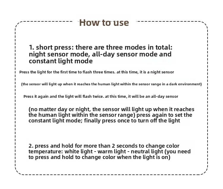 Night Light Motion Sensor Night Lights Rechargeable 1pcs