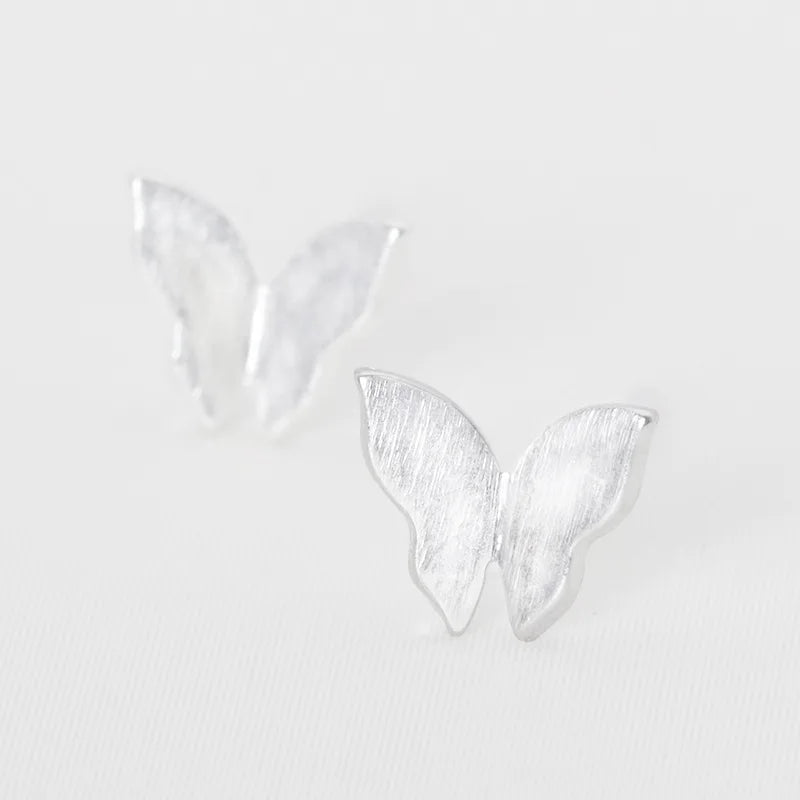 Minimalist Silver Love Earrings Elegant & Pure 925