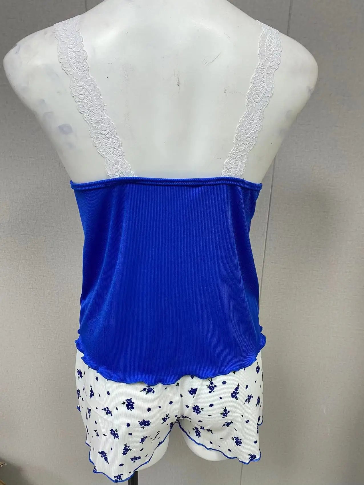 Women's sexy lace lace camisole vest shorts sleepwear