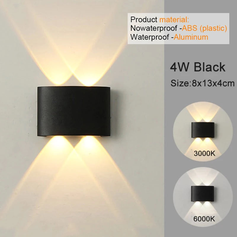 Sleek Up & Down LED Sconce – Indoor/Outdoor