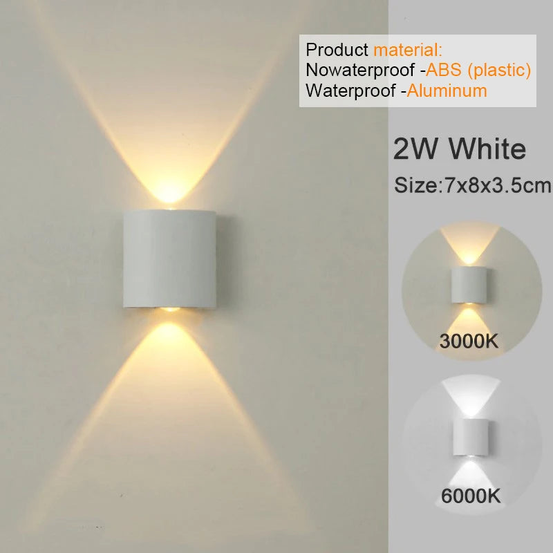 Sleek Up & Down LED Sconce – Indoor/Outdoor