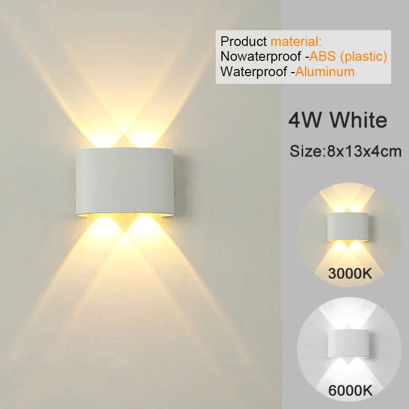 Sleek Up & Down LED Sconce – Indoor/Outdoor