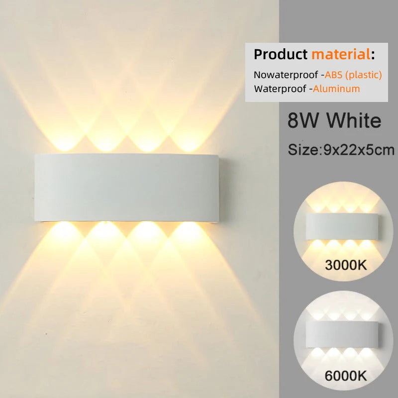 Sleek Up & Down LED Sconce – Indoor/Outdoor