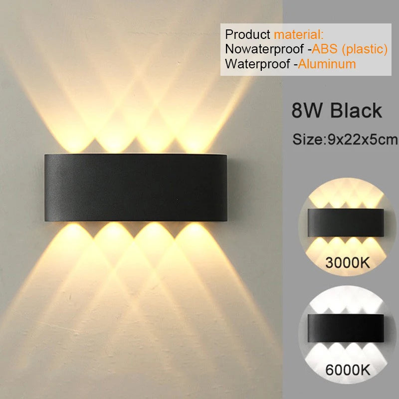 Sleek Up & Down LED Sconce – Indoor/Outdoor