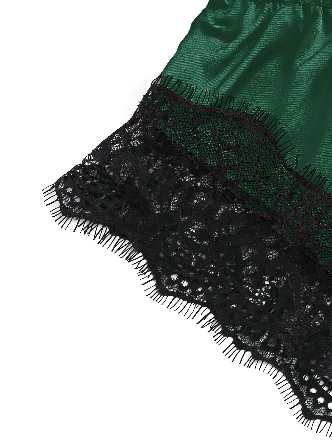 Women's 2 Piece Sexy Lace Pajama Set See-Through