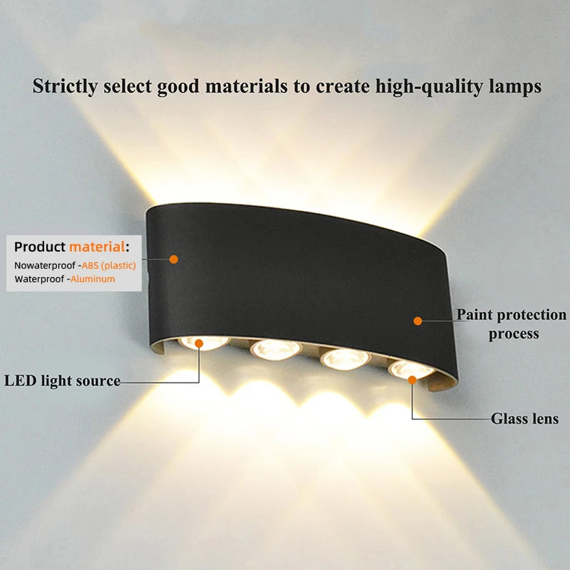 Sleek Up & Down LED Sconce – Indoor/Outdoor