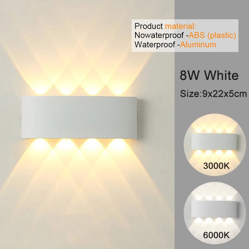 Sleek Up & Down LED Sconce – Indoor/Outdoor