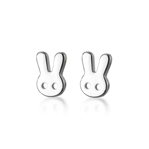 Minimalist Silver Love Earrings Elegant & Pure 925
