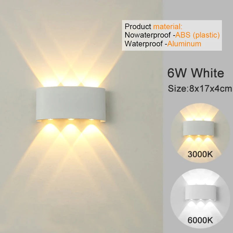 Sleek Up & Down LED Sconce – Indoor/Outdoor